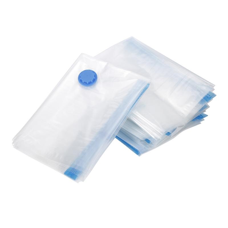 Sac de rangement sous vide pratique, sac de rangement pour vêtements transparents à domicile, sacs de voyage compressés pour gagner de l'espace HWC,