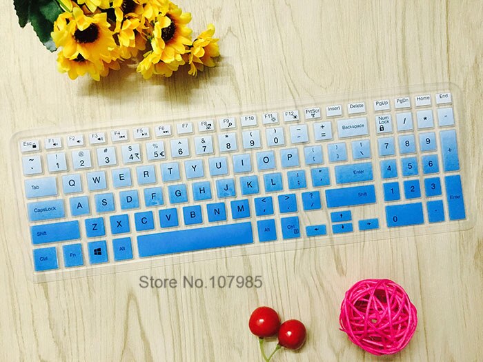 15.6/17.3 inch Silicone laptop keyboard cover Protector Voor Dell Inspiron 15 17 3000/5000/7000 serie i5755 5748 I5547 i3551