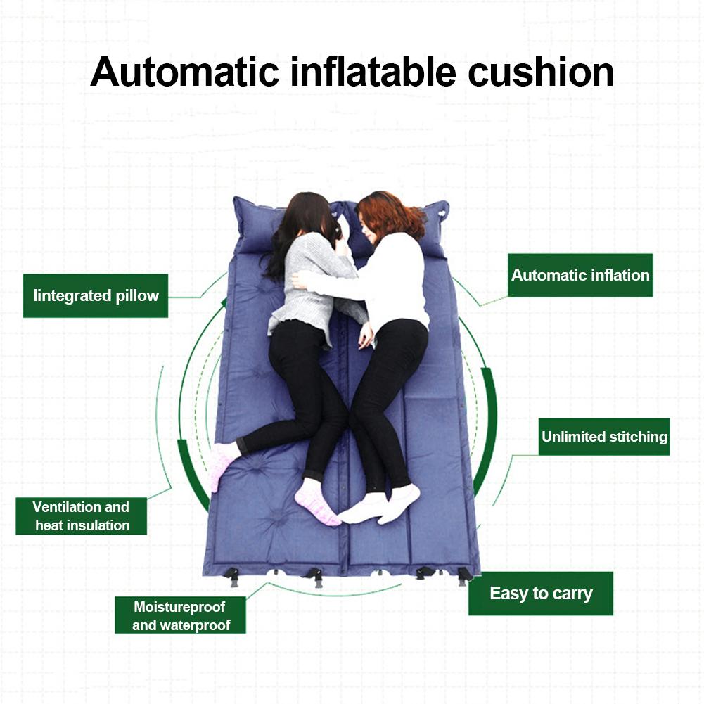 Cama de coche portátil, asiento trasero, colchón de aire inflable, colchón de aire de viaje, asiento trasero, almohadilla para dormir, Premium para acampar