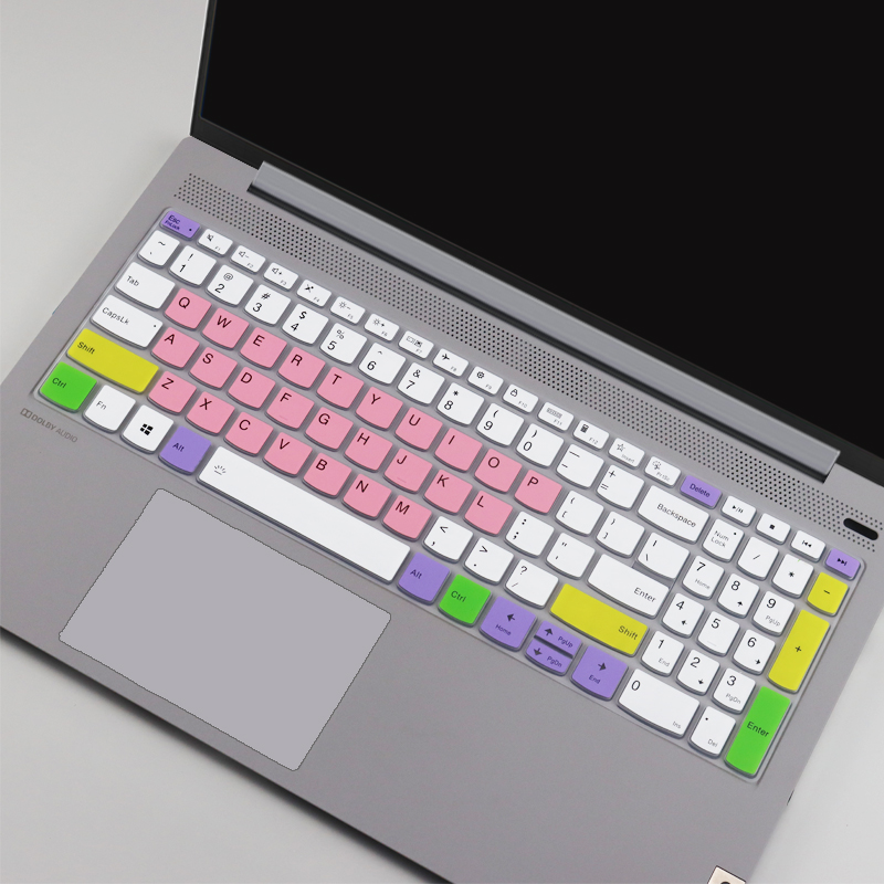 Laptop-Tastaturabdeckung Schutzfolie für Lenovo IdeaPad schlank 3i 15 3 15 Gen 8 2023 15IRU8 15IAN8 15ABR8 15AMN8 15IAH8 15,6'': Weiß