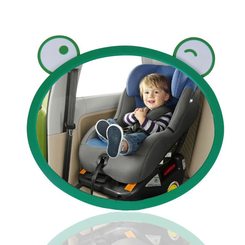 Bil backspegel tecknad babystol speglar universal bilsäkerhet baksäte bakre syn observera spegel biltillbehör interiör