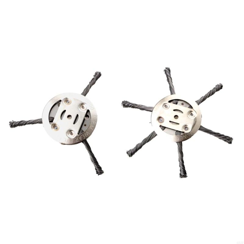 652F Steel Wire Grass Trimmer for Head Weeding Plate Swing Metal Blade Lawn Mower Grass Brush Cutter