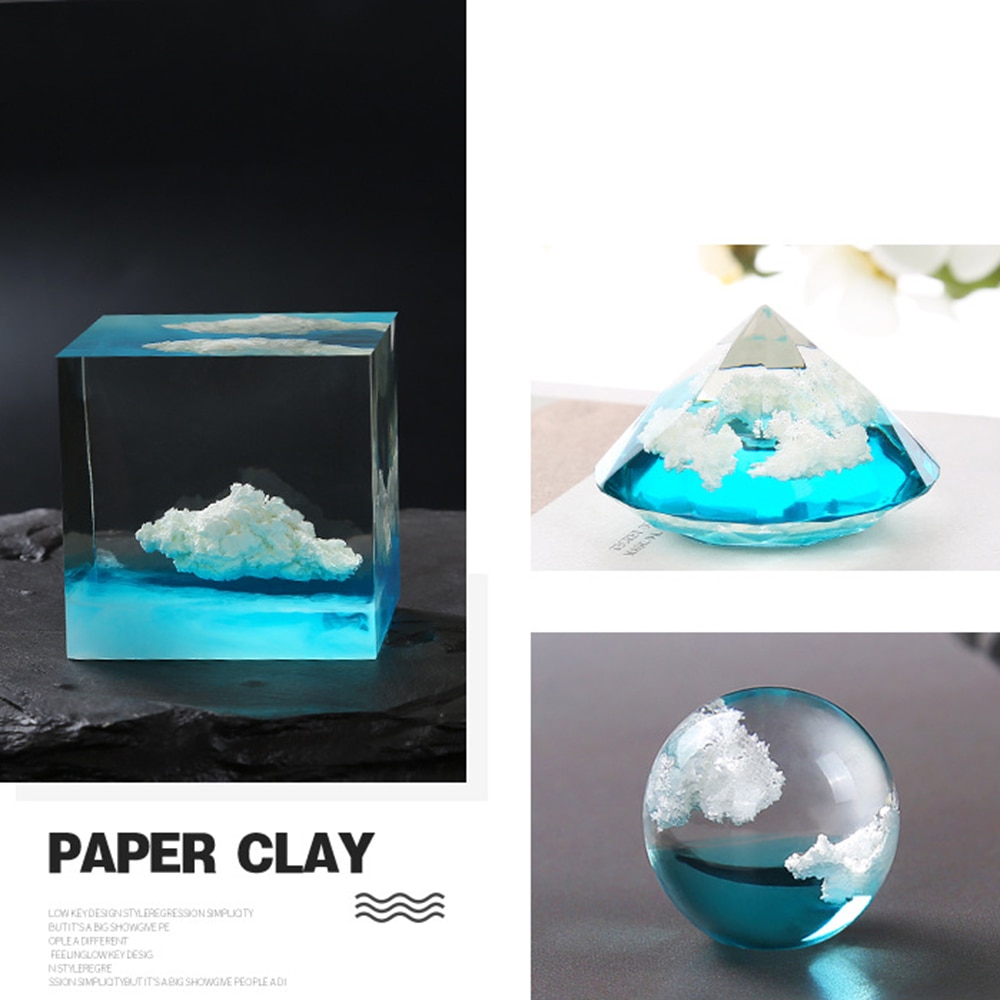 DIY handmade white cloud filler mud clay crystal Epoxy jewelry accessories imitation cloud making mud