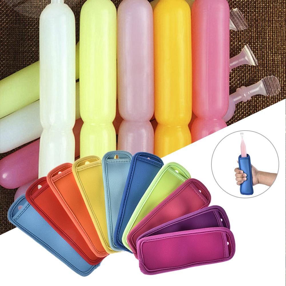 10 stks/set Kleurrijke Neopreen Popsicle Houder Vriezer Icy Pole Ice Lolly Sleeve Protector Voor Ijs Gereedschap Voor Party Supply