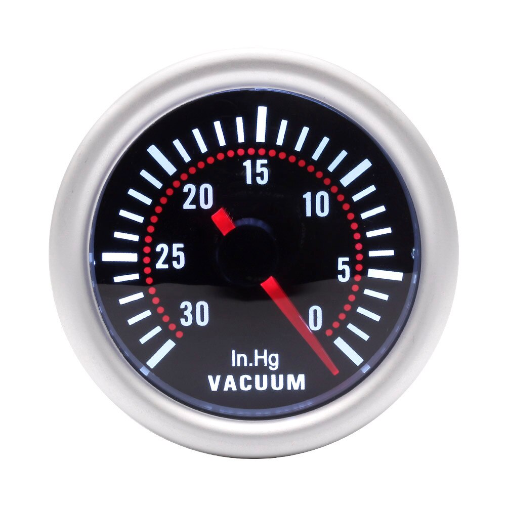 Yomi 2 "52Mm Smoke Lens Turbodrukmeter Bar Psi Vacuüm Water Temp Olie Temp Olie Druk Voltmeter Brandstof niveau Toerenteller Rpm Gauge: In.Hg