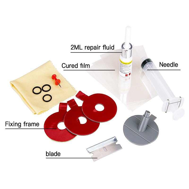 Car Windscreen Repair Kit Glass Windshield Restore Repairing Tools Set UV Light DIY Car Auto Kit Glass for Chip Crack