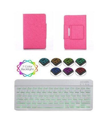 Wireless Keyboard Cover Stand Case for Huawei MediaPad M5 Lite 8.0 Tablet Bluetooth Keyboard + Stylus + OTG Cable: Other