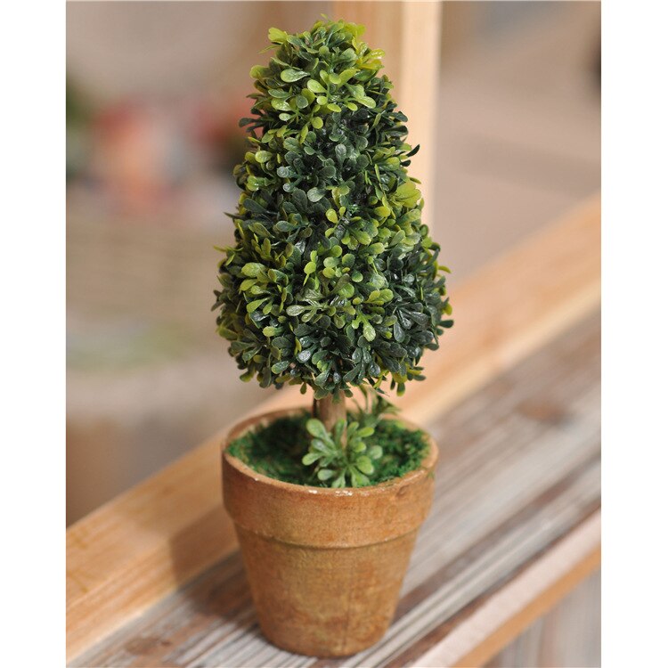 Sapling Small Pot Plant Model Small Pot Plant Imitation Flowers Home Crafts Decorations and Ornaments Model Succulent: Default Title