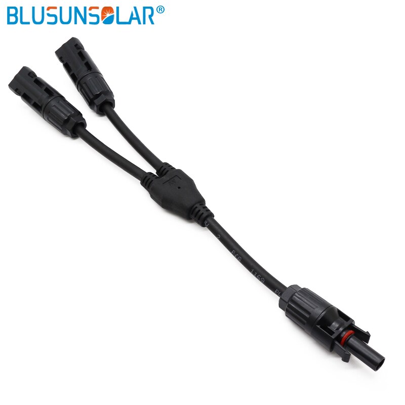 TUV Approved 2 IN1 Solar Connector PV Connector Male to Female Solar Parallel Connector DIY Solar Kits System