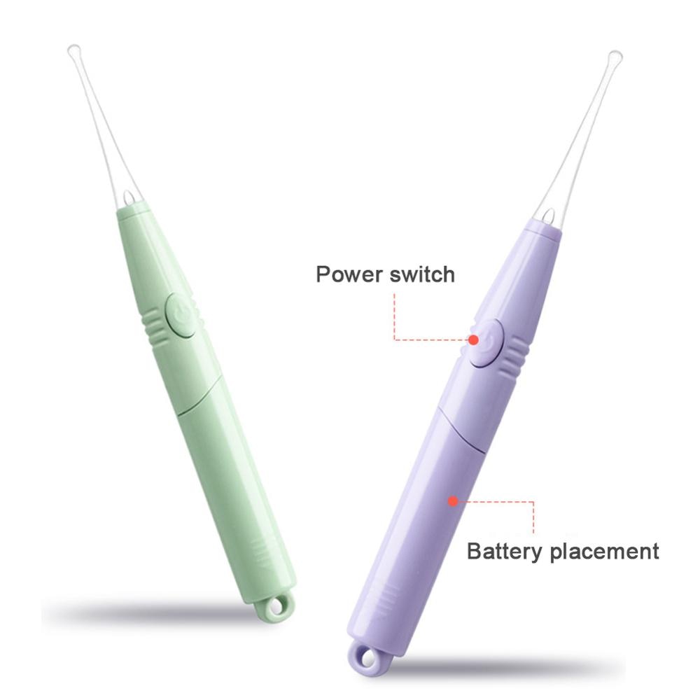 Baby Ear Cleaner Wax Removal Tool Flashlight Earpick Earwax Remover Luminous Curette Light Spoon