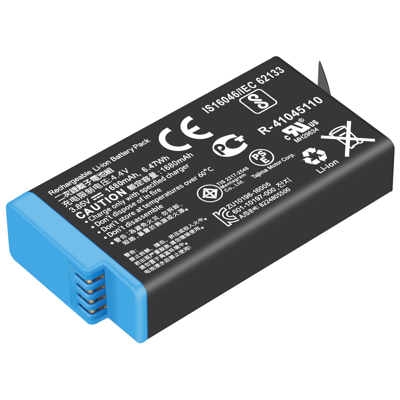 1680mAh Batterie Für GoPro Max Akku + LED Ladegerät 360 Panorama Aktion Kamera Zubehör