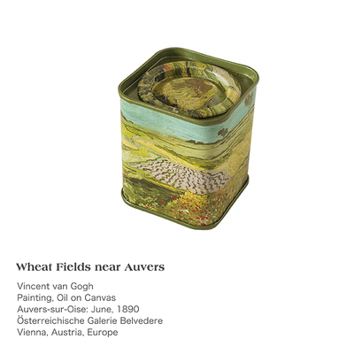 Retro Square Tin Can Empty Cube Tin Box Storage Container kit for Tea Coffee Herb Candy Chocolate Sugar Spices and Crafts: 11