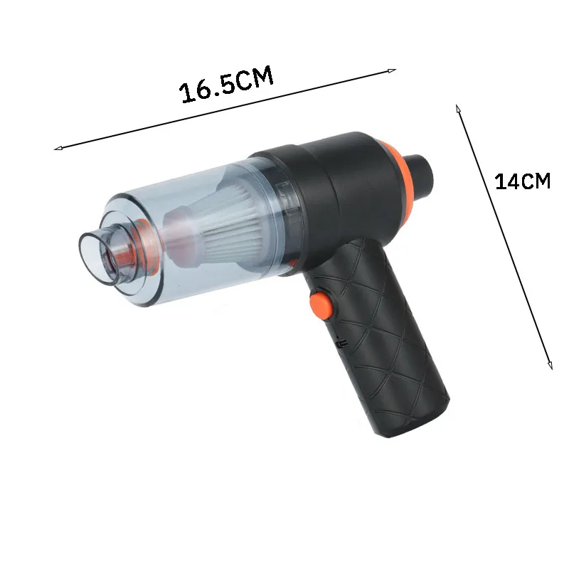 Car hair dryer high-power car vacuum cleaner car wireless portable handheld car mini vacuum cleaner