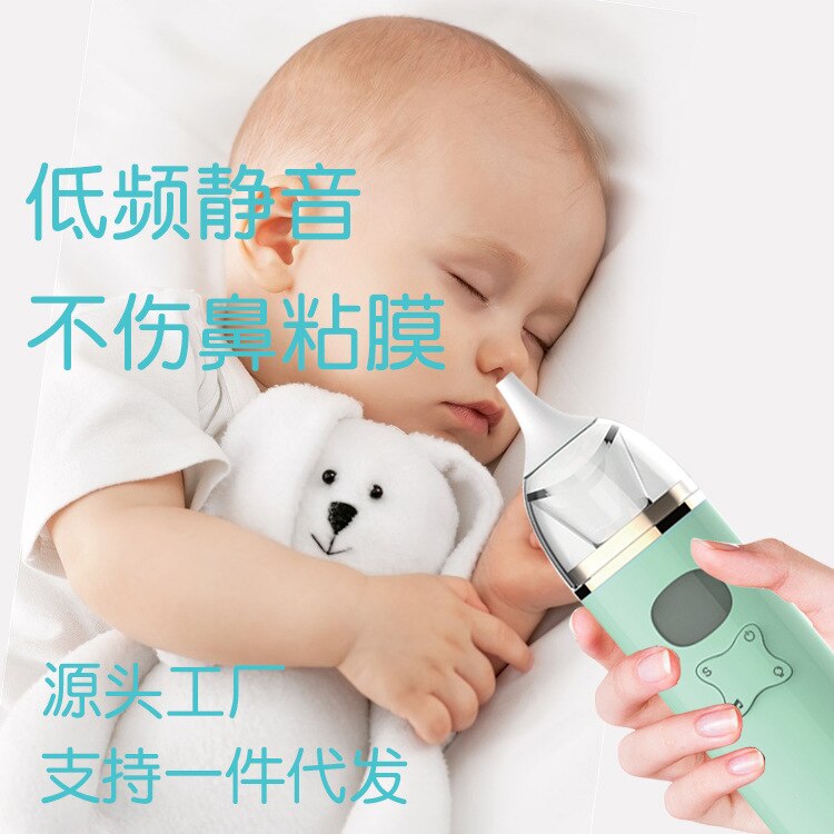 Nyfødt babyrenser sniffende udstyr sikkert hygiejnisk næse aspiratorr børns elektriske vandpumpe næse sugeindretning