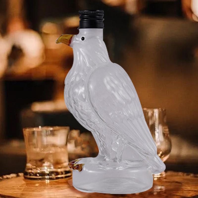 Divertida botella de águila de whisky, decantador de cristal único de águila de whisky, para hombres, decantador de para Bar, decoración del hogar para vacaciones