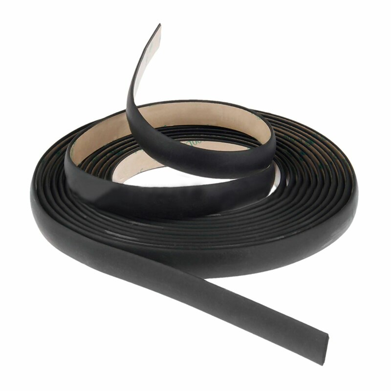 Burlete decorativo borde protector embellecedor tira de sellado de coche negro 3 metros parabrisas de ventana de