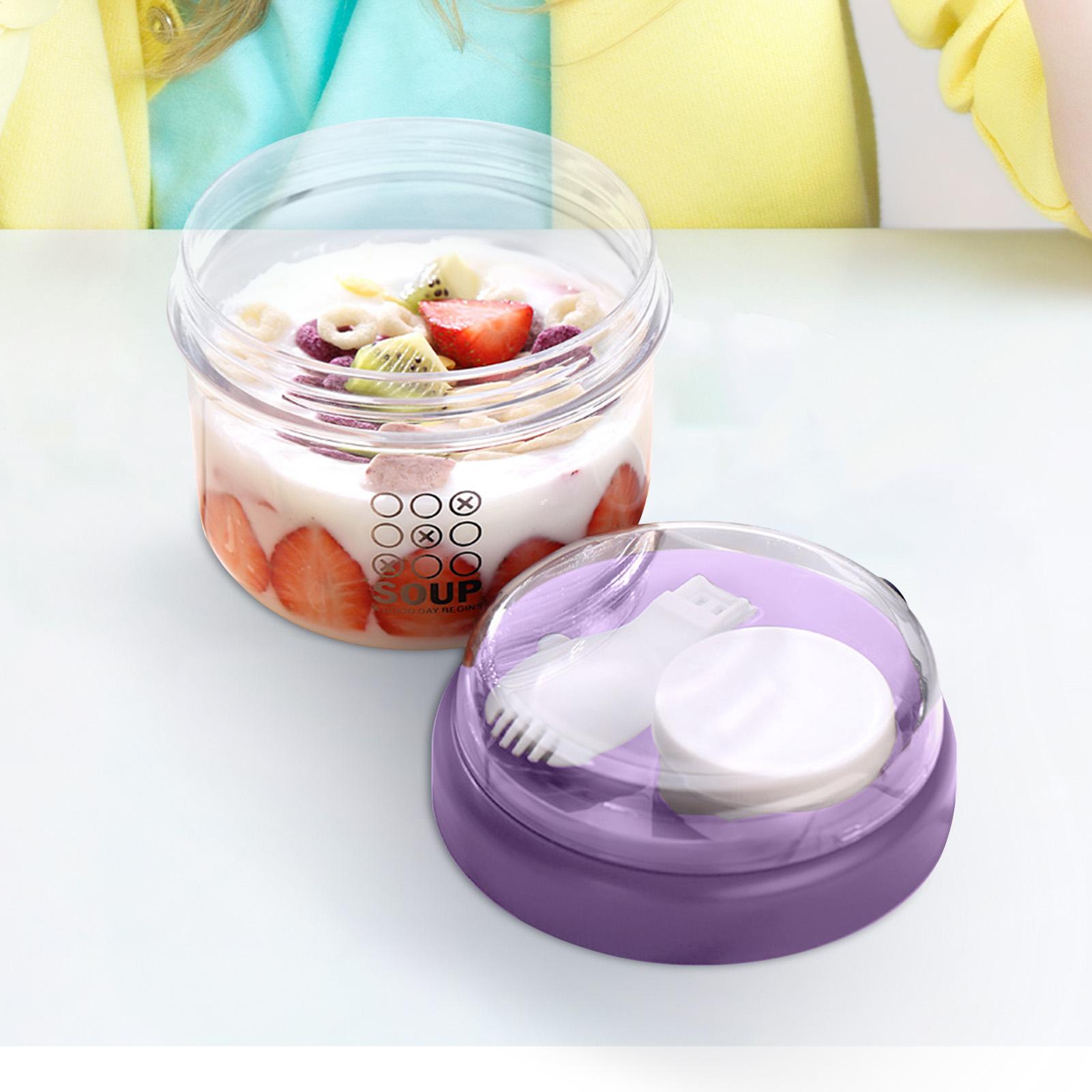 650ml Yogurt Parfait Cups With Handles Portable Yogurt Mug Breakfast Mug Cereal Cup Meal Planning Containers For Milk Yoghurt