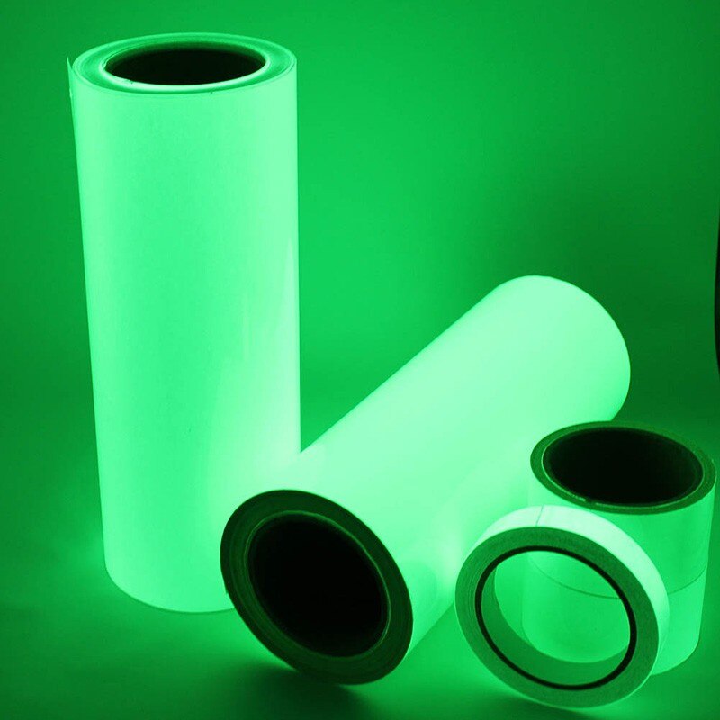 5 cm * 20 cm Gloeiende zelfklevende Tape Fluorescerende HUISDIER Lichtgevende Sticker