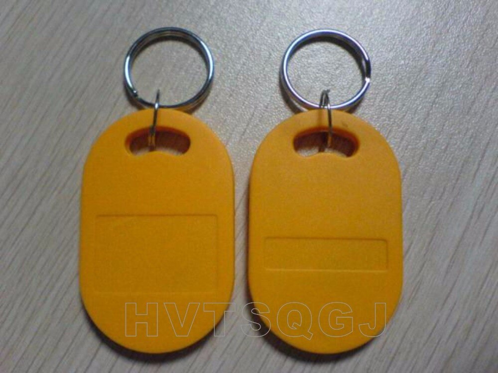 100pcs IC+ID Dual Chip RFID Key Fobs 125kHz+13.56MHz