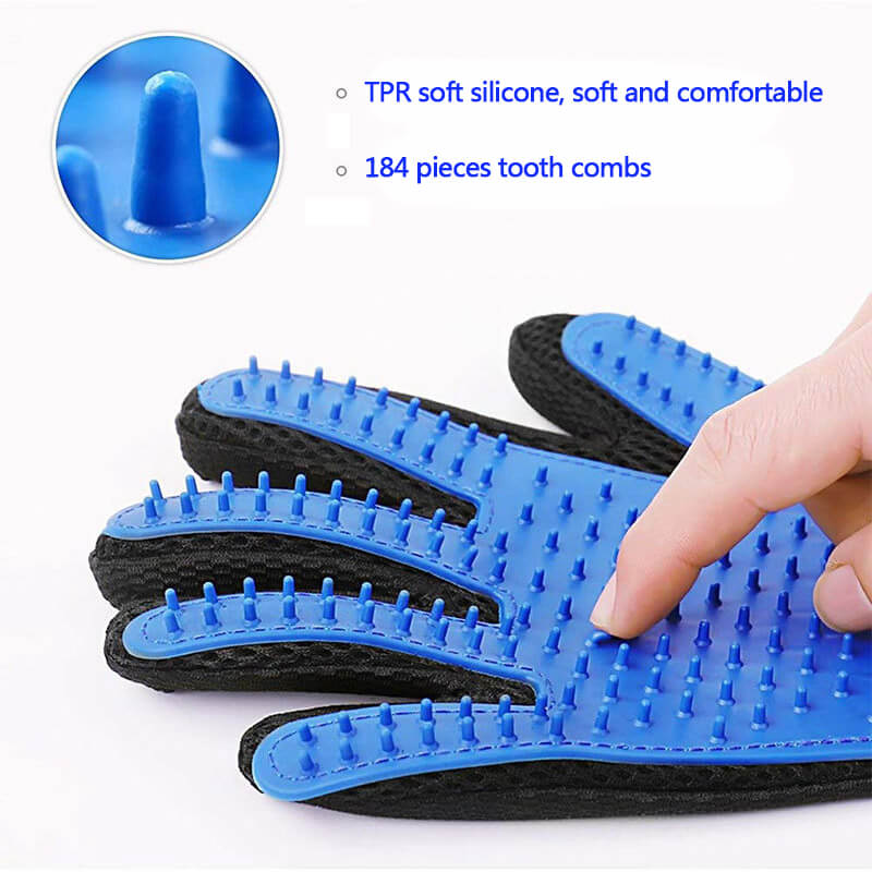 5 farben Handschuh Für Katzen Hunde Pflege Kämme Pet Haar Entferner Haarbürste Für Kleine Medium Große Tiere Liefert Pet Accessoies