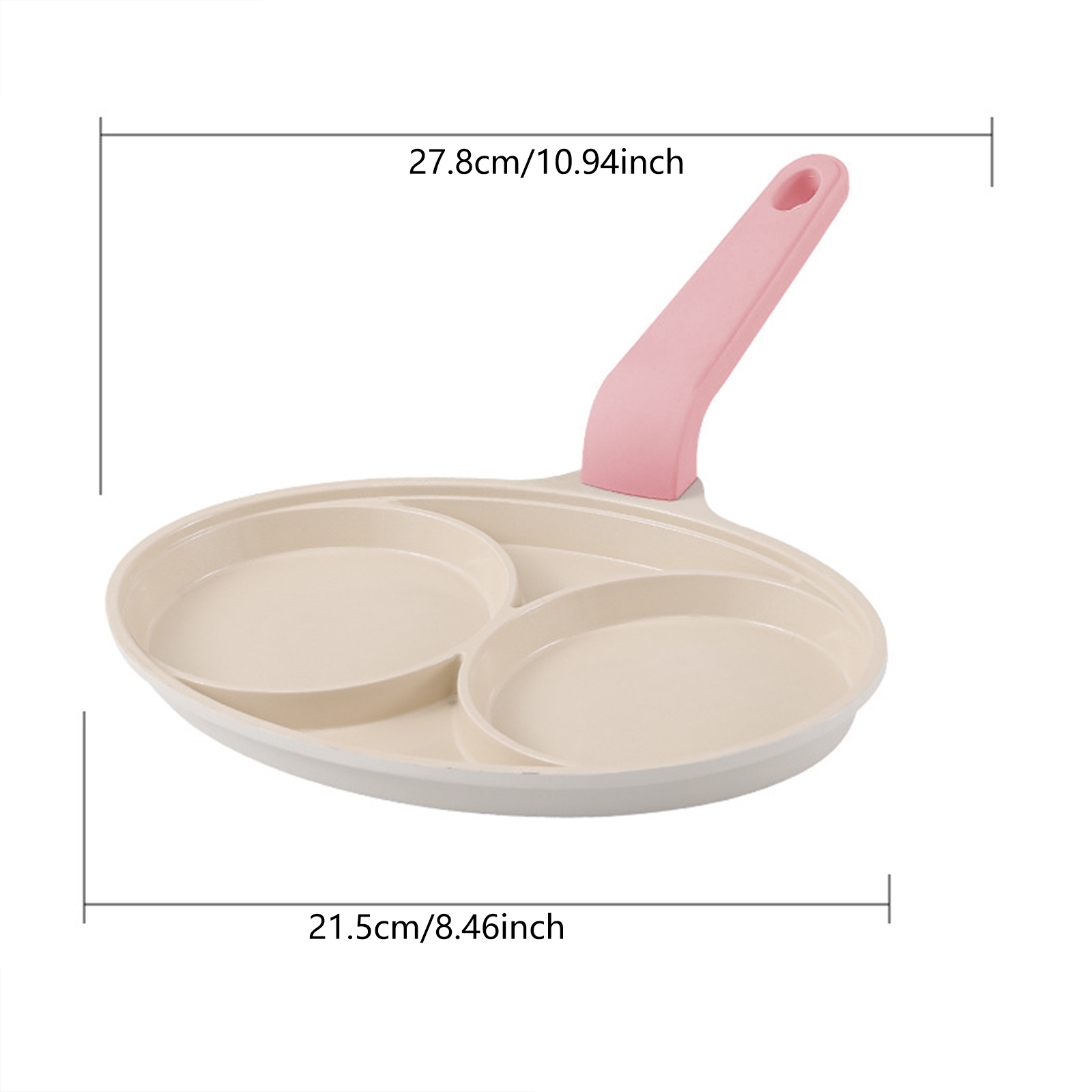 2-4 huller stegegryde pande fortykket omeletpande non-stick æg pandekage bøfpande madlavning æg skinke pander morgenmad maskine køkkengrej pande
