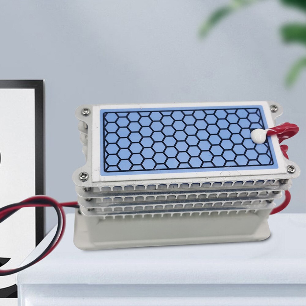 40g/h Ozone Generator Integrated Ceramic Ozone Plate Washable Air Purifier for Bathroom Kitchen Living Room Air Monitor