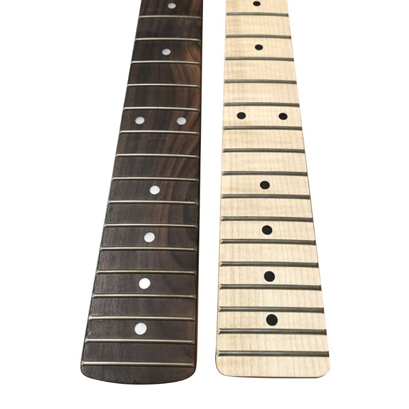 TL manche de manche de guitare électrique 22 frettes en bois d&#39;érable et de rose pour Kit Luthier, directe