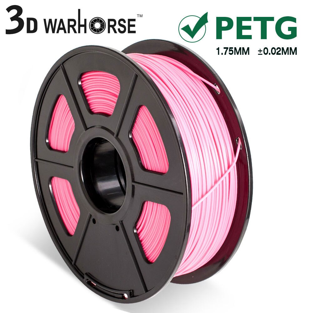 PETG 3D Printer Filament 1.75mm Dooling PETG 3D Filament Consumables 1KG/2.2LBS: Pink