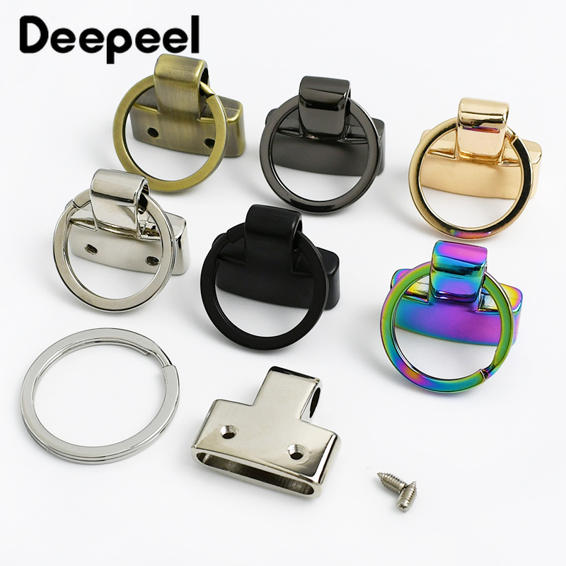 5/10/20Pcs 20/24mm O Rings Metal Buckles Keychain Hook Ring Buckle for Bag Strap Connector Clasp Webbing Clip Craft Accessories