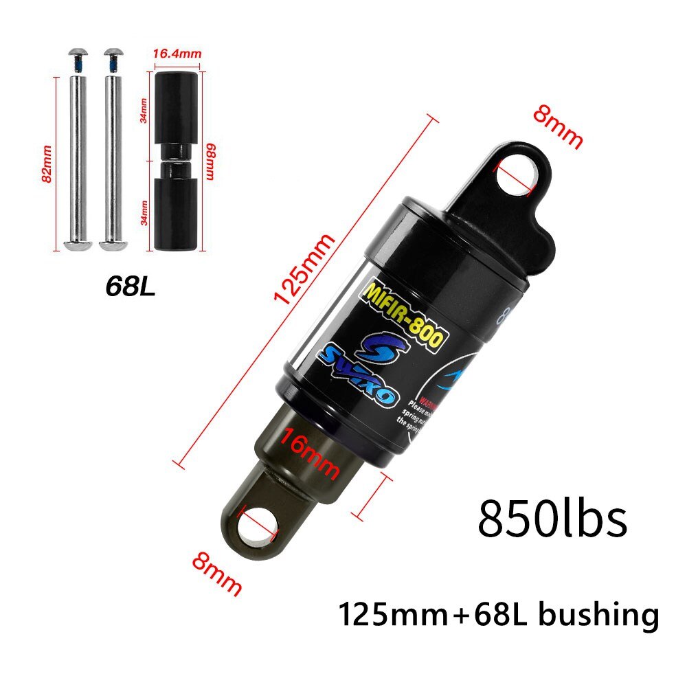 SWTXO Bicycle Rear Shock Absorber 125/150/165/190m... – Vicedeal