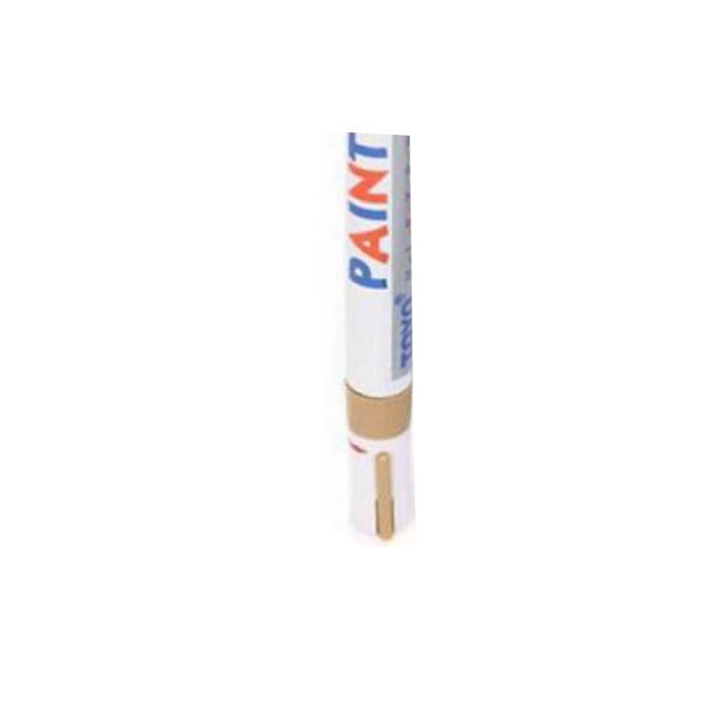 1PC Colourful Metal Wood Stone Waterproof Oily Marker Paint Pen Tire Rubber Glass School Stationery Office Supplies: Glod