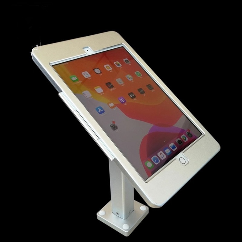 Fit for iPad POS Wall Mount Stand Desktop with Security Lock frame housing Anti-Theft holder for iPad 10.2" and 10.5" 7th Gen