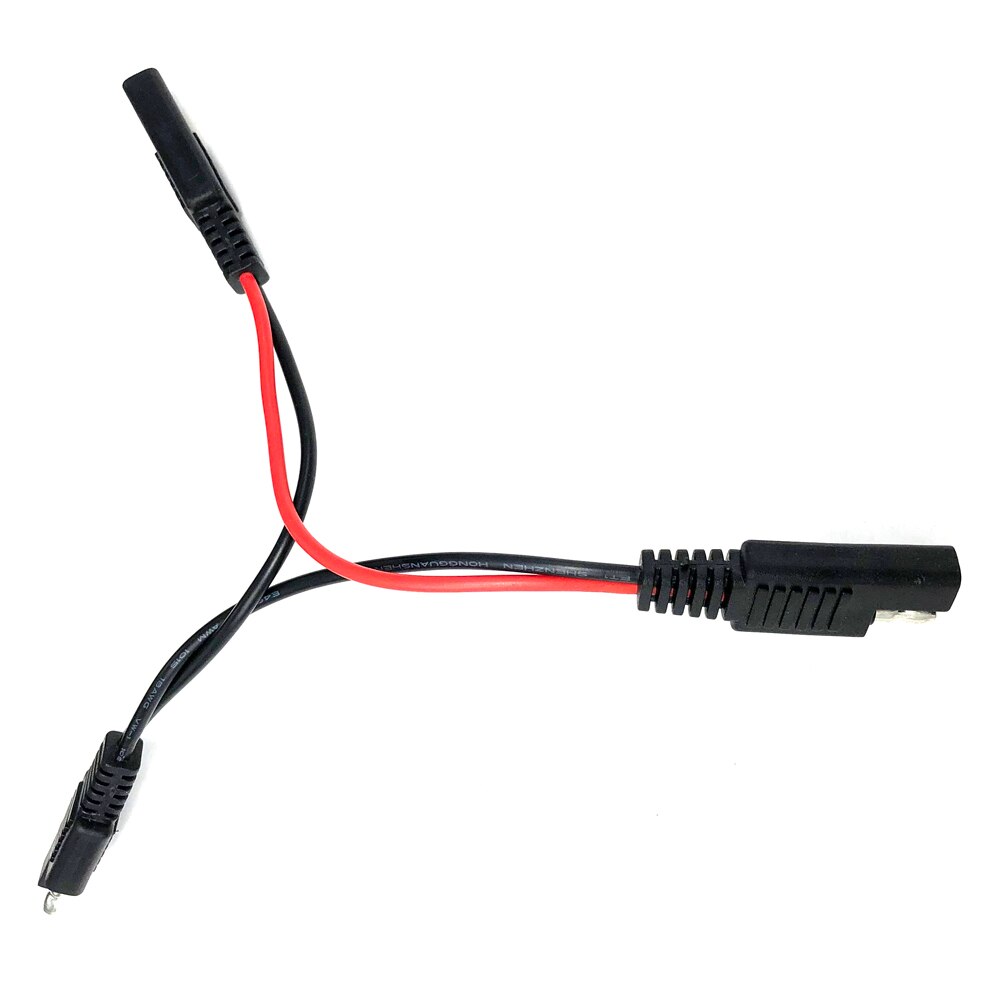 18awg zonnebatterij sae-stekker 1 to 2 harnas diy verlengkabels connectorkabel 20cm dc-voeding auto verlengkabel