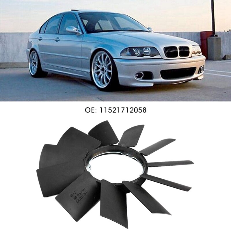 motor radiator kjølevifteblad til bmw  z3 e32 e34 e36 e39 e46 e53 11521712058