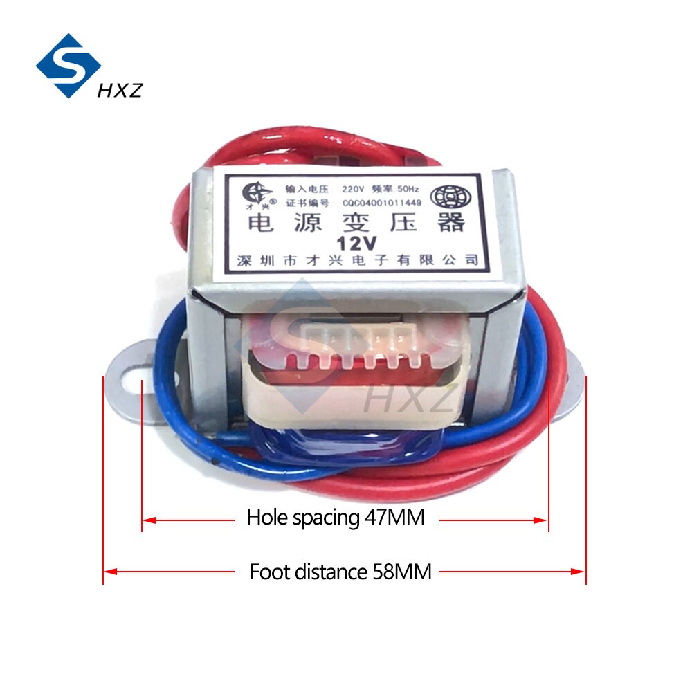 2W Single Voltage 2-wire Output Power Transformer AC220 to AC24V / AC15V / AC 12V /AC 9V / AC6V AC-AC Step-down Power