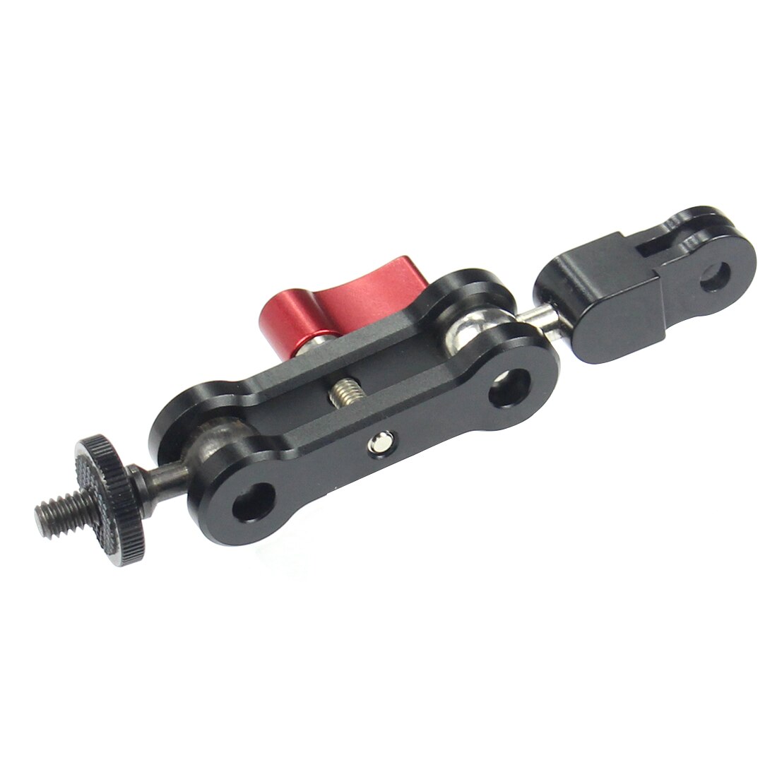 Magic Arm Statief Mount 1/4 Adapter Dual Head Pivot Activiteit Connector 360 Rotatie Aluminium Voor Gopro Hero 9 8 7 actie Camera