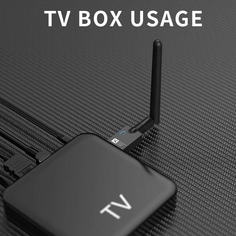 USB BT 5.2 Adapter Black , USB Wireless Audio BT Transmitter Receiver Support Win7/8/10/xp32/64bit Linux MACOS