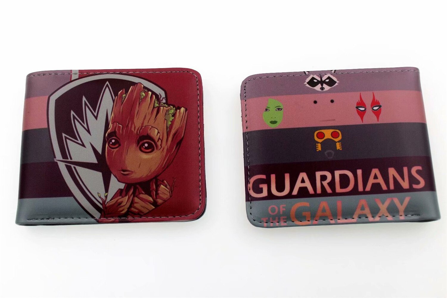 Gardiens de la galaxie hommes femmes PU portefeuille porte-monnaie unisexe portefeuilles ID/porte-carte de crédit: 1
