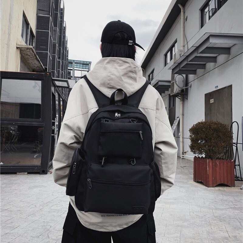 Sommer-damenrucksack Ich bin harajuku-stil aus wasserdichtem Nylon, reisetasche mit großem fassungsvermöGen, schulrucksack für Teenager-mädchen
