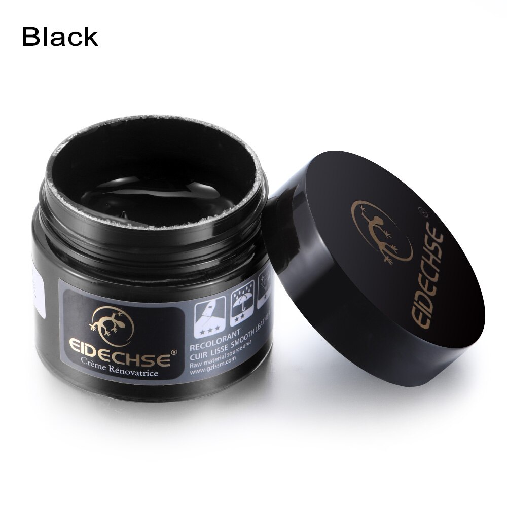 Leather Repair Cream Dye Colour Restorer Color Paste For Car Seat Sofa Car Faded Worn Repair Refurbish Tools Scratch Cracks: black1