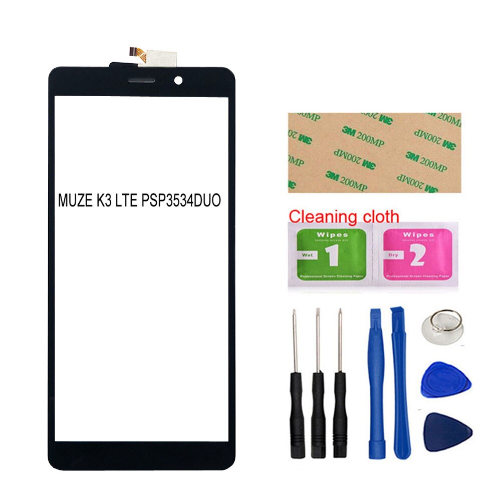 For Prestigio MUZE K3 LTE PSP3534 DUO Touch Screen For Prestigio Wize Q3 PSP3495 Muze V3 PSP3495duo Touch Screen Digitizer Panel: PSP3534 Tool