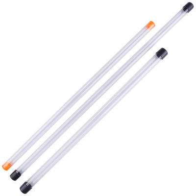 DoU Angeln schweben Verpackung Rohr Angeln Bobber Behälter Boje Schwimmt Schutz Rohr Boya Lagerung Rohr Angeln Werkzeug: 1.2x50cm 10Stck