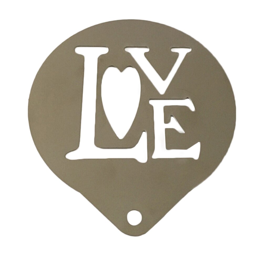 1 Pc Koffie Latte Cappuccino Barista Art Stencils Cake Stofdoek Sjablonen Koffie Gereedschap Accessoires Gusto Nespresso Zavarnik Dolce