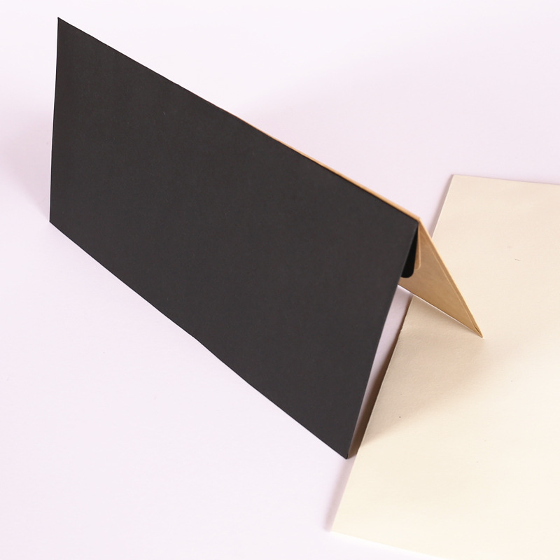 11x21cm kraft white(not pure white) black paper Envelope Message Letter Stationary Storage Paper wedding invitation cover