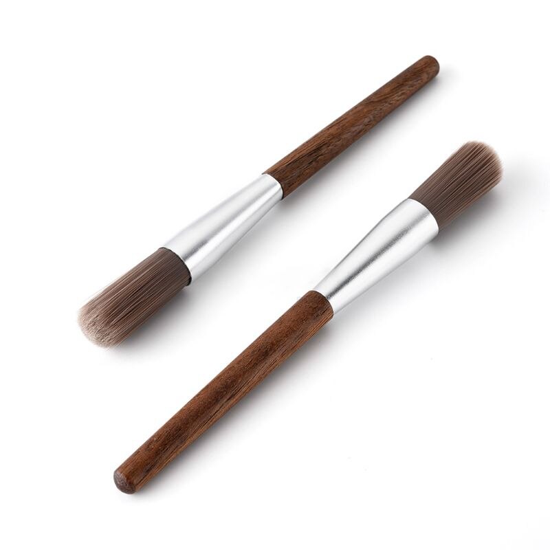 Koffiemolen Machine Borstel Haren Afstoffen Borstels Met Houten Handvat Cleaner Tool Voor Barista Keuken