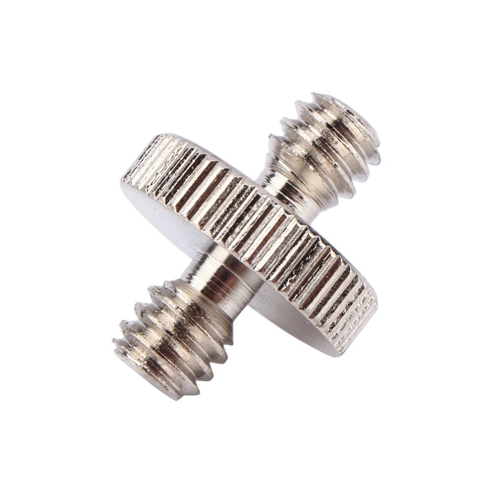 50 stücke 1/4 "-1/4" Schraube Männlich zu Männlich Metall Adapter 1/4 "Gewinde zu 1/4" gewinde Schraube Foto Studio Zubehör