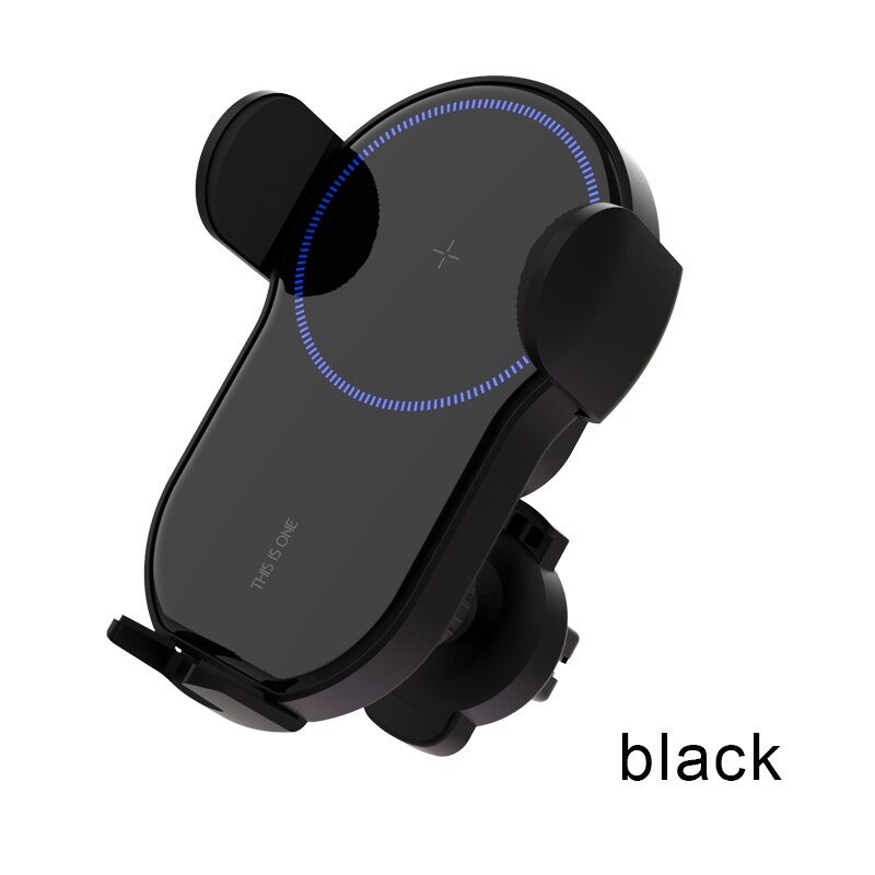 15W Qi Auto Draadloze Opladen Mobiele Telefoon Houder Zwaartekracht Infrarood Sensor Houder Auto Sensor Vastklemmen Air Vent Telefoon Beugel: Default Title