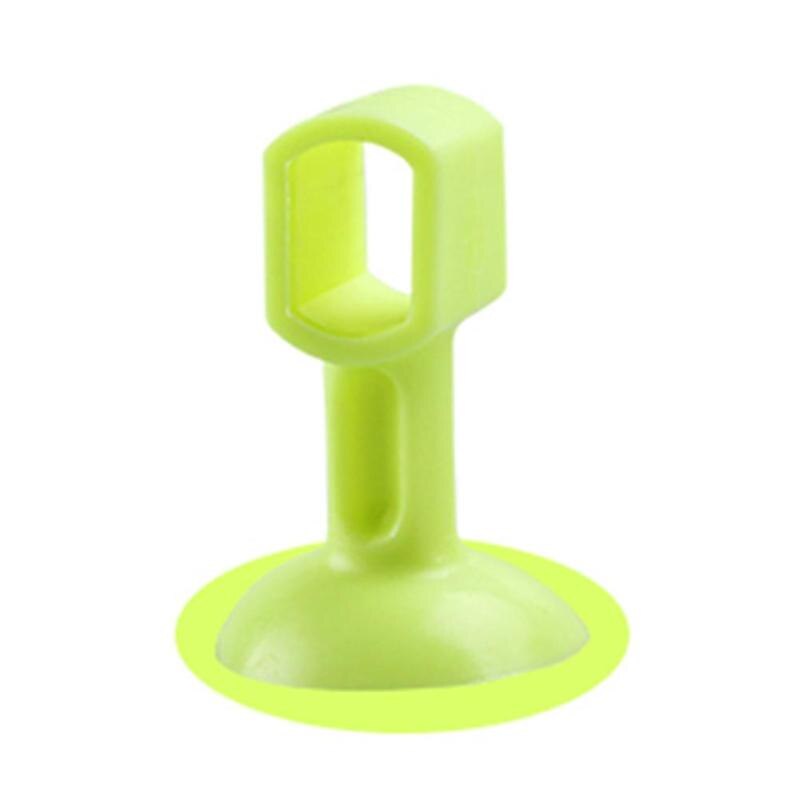 2Pcs Deurklink Crash Pad Rubber Deurknop Lock Bumper Guard Stopper Mute Demper Deur Fenders Anti Ongeval Muur beschermen: Green S