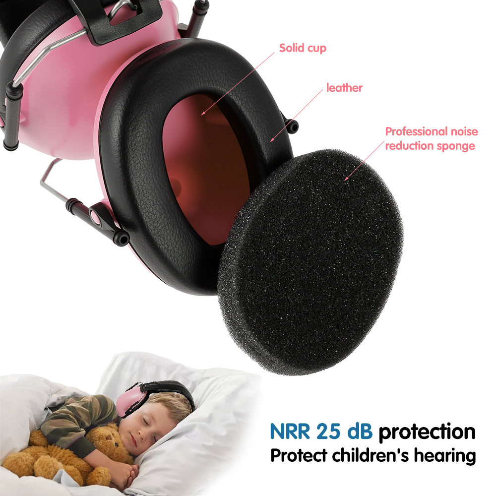 Geräusch unterdrückende Kopfhörer freundlicher Gehörschutz Ohren schützer verstellbare Ohren schützer für junge Teenager Kleinkinder Baby Rest Schallschutz Ohr schutz