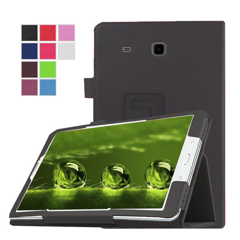 XSKEMP Ultra Slim Shockproof Kickstand Folding PU Leather Flip Case Cover Skin For Lenovo Tab E7 7.0 TB-7104F/N With Pen Stylus: Black